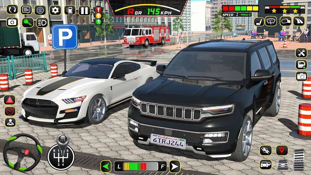 Скачать взломанную Real Car Parking 3D Car Games [Много монет] MOD apk на Андроид