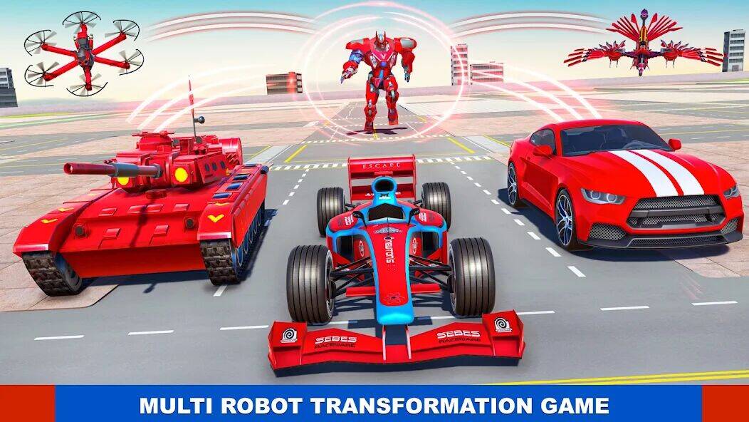 Скачать взломанную Игра с несколькими роботами [Много денег] MOD apk на Андроид