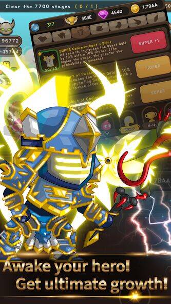 Скачать взломанную +9 God Blessing Cash Knight [Бесплатные покупки] MOD apk на Андроид