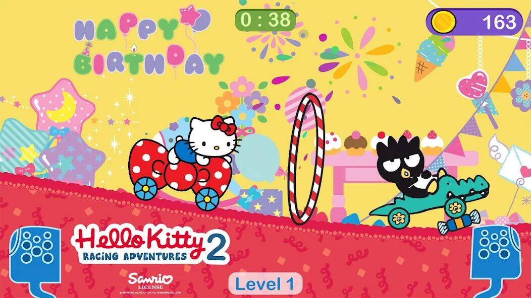 Скачать взломанную Игры Hello Kitty - машина игра [Много монет] MOD apk на Андроид