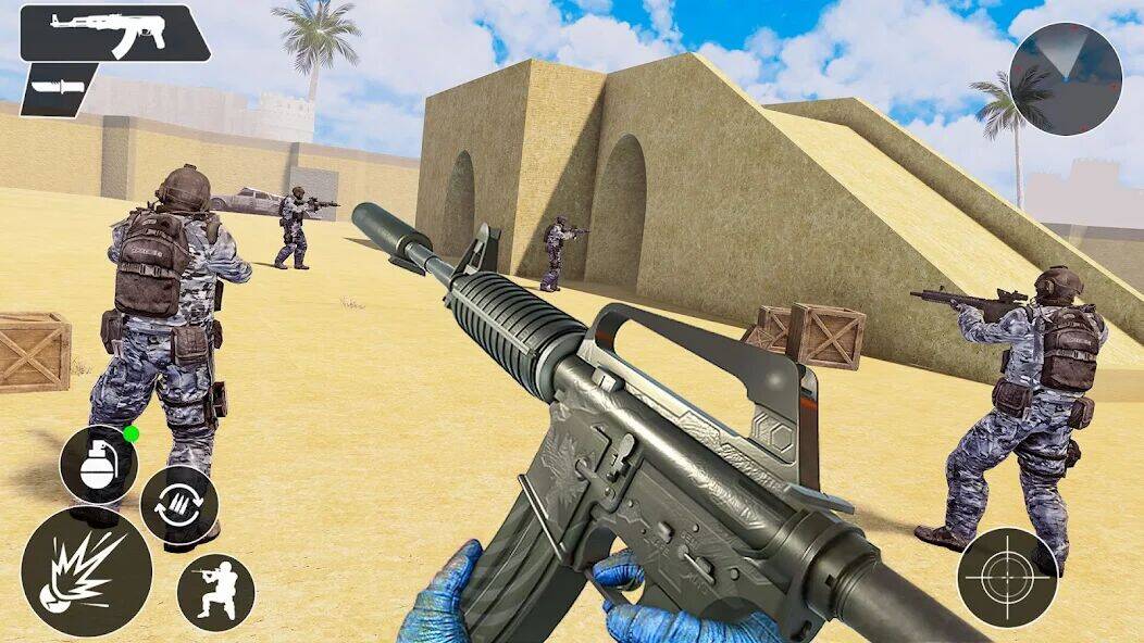 Скачать взломанную Gun Shooting Games: Gun Game [Много монет] MOD apk на Андроид