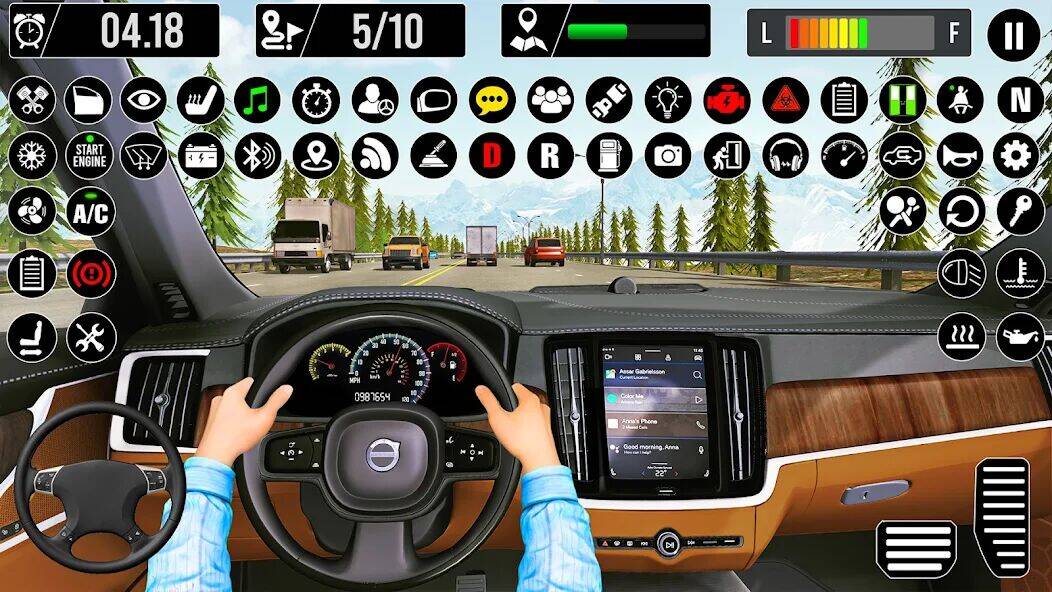 Скачать взломанную Автомобильные игры 3D: Вождени [Бесплатные покупки] MOD apk на Андроид