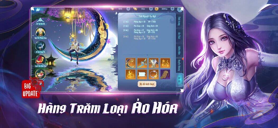 Скачать взломанную Nghịch Thiên Kiếm Thế - Võ Lâm [Много монет] MOD apk на Андроид