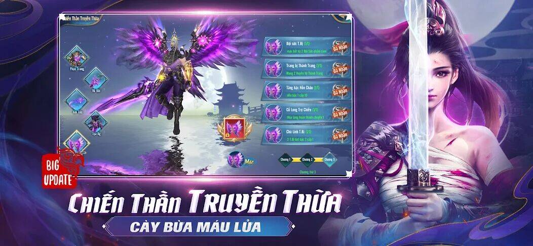 Скачать взломанную Nghịch Thiên Kiếm Thế - Võ Lâm [Много монет] MOD apk на Андроид