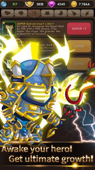 Скачать взломанную [VIP] +9 Blessing Cash Knight [Много монет] MOD apk на Андроид