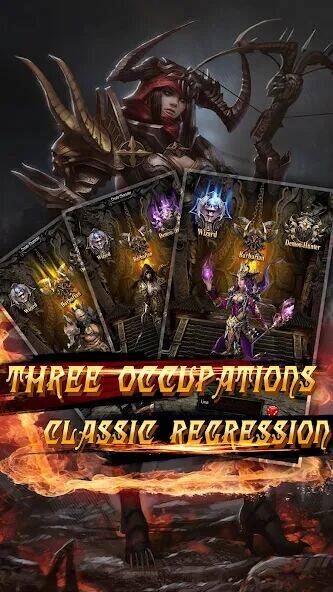 Скачать взломанную Dark God of War：Idle AFK RPG [Много монет] MOD apk на Андроид