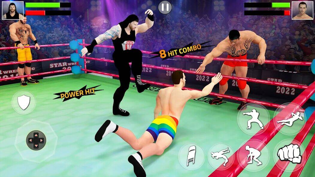 Скачать взломанную Tag Team Wrestling Game [Мод меню] MOD apk на Андроид