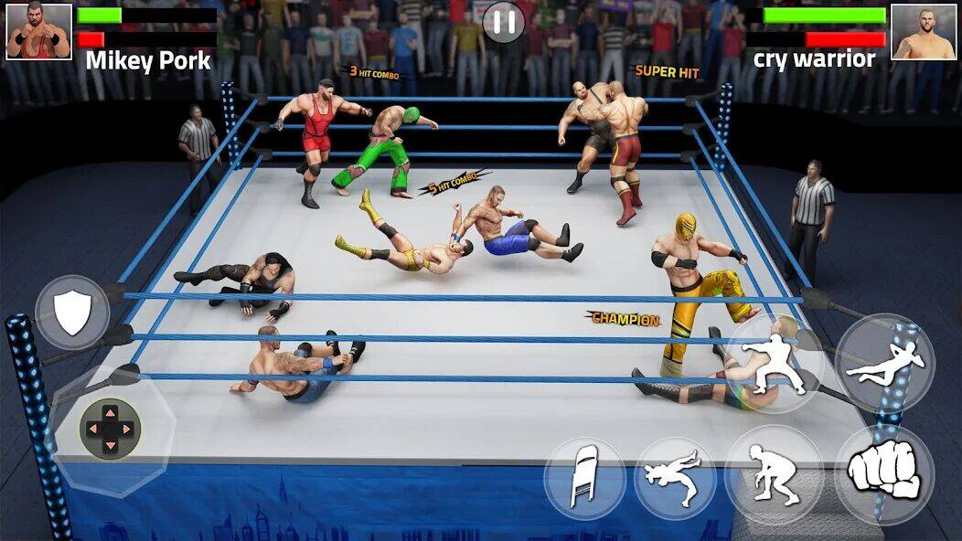Скачать взломанную Tag Team Wrestling Game [Мод меню] MOD apk на Андроид