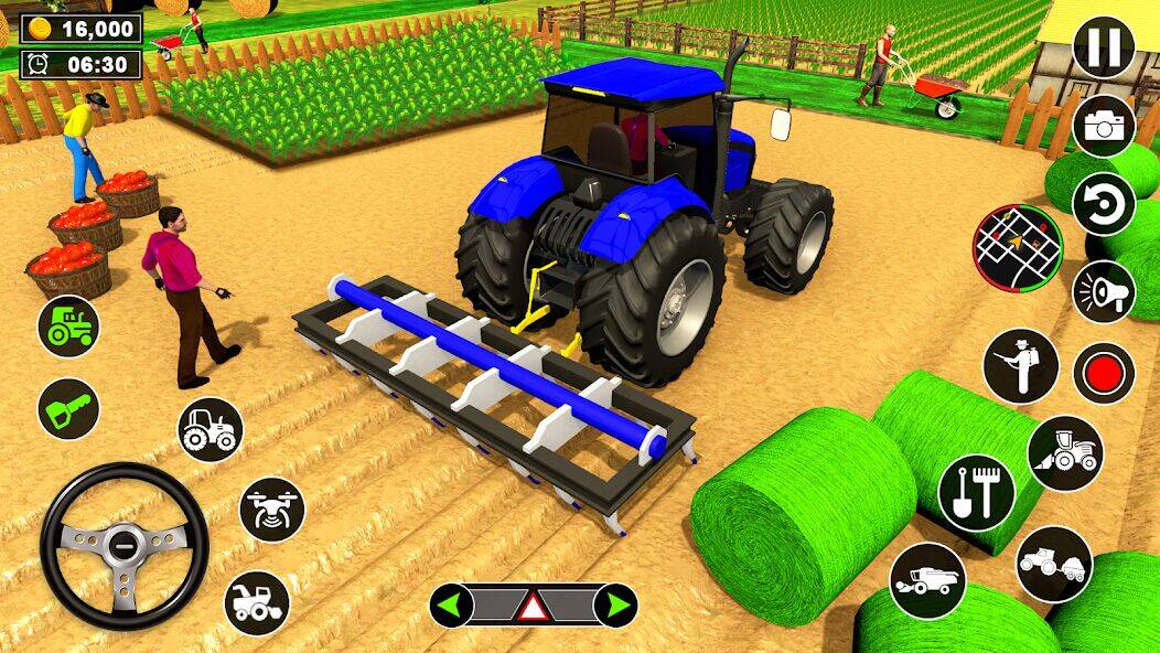 Скачать взломанную Real Tractor Driving Simulator [Бесплатные покупки] MOD apk на Андроид