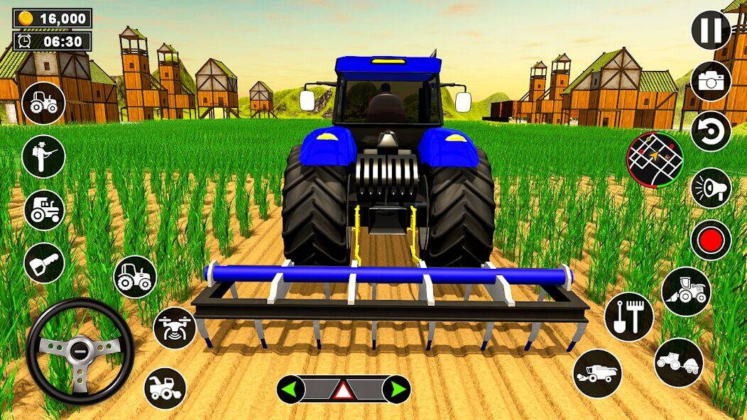 Скачать взломанную Real Tractor Driving Simulator [Бесплатные покупки] MOD apk на Андроид