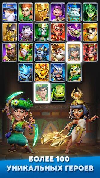 Скачать взломанную Puzzle Breakers: Match 3 RPG [Бесплатные покупки] MOD apk на Андроид