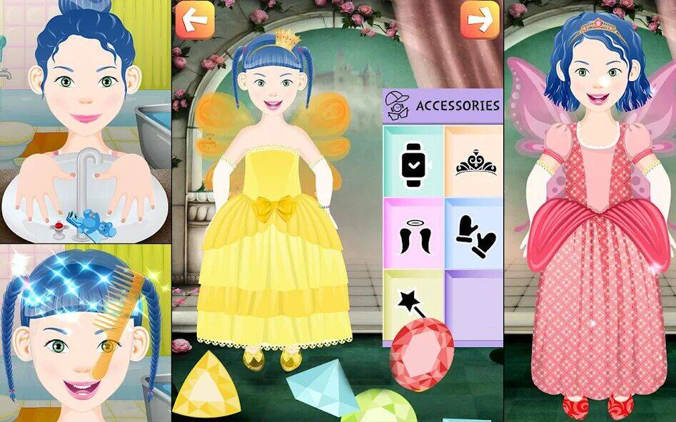 Скачать взломанную Игра одевалки для девочек [Много денег] MOD apk на Андроид