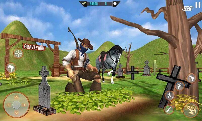 Скачать взломанную Вестлендский стрелок-ковбой [Бесплатные покупки] MOD apk на Андроид