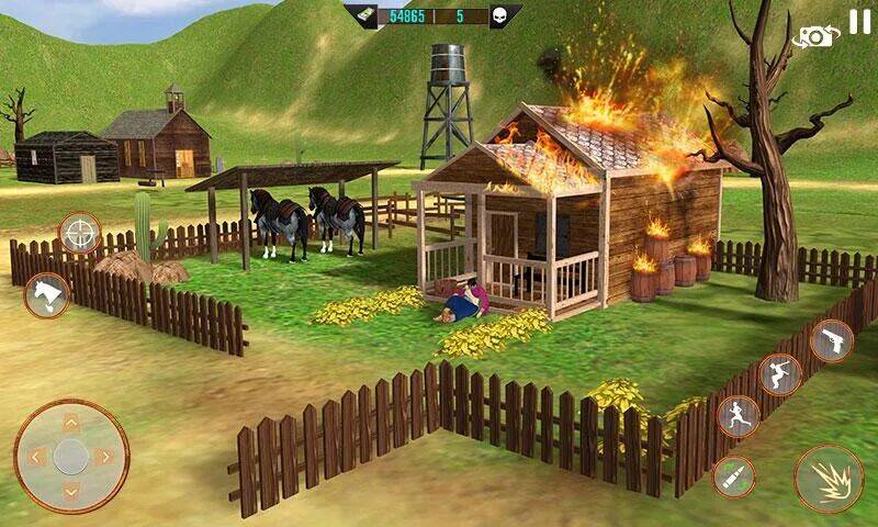 Скачать взломанную Вестлендский стрелок-ковбой [Бесплатные покупки] MOD apk на Андроид