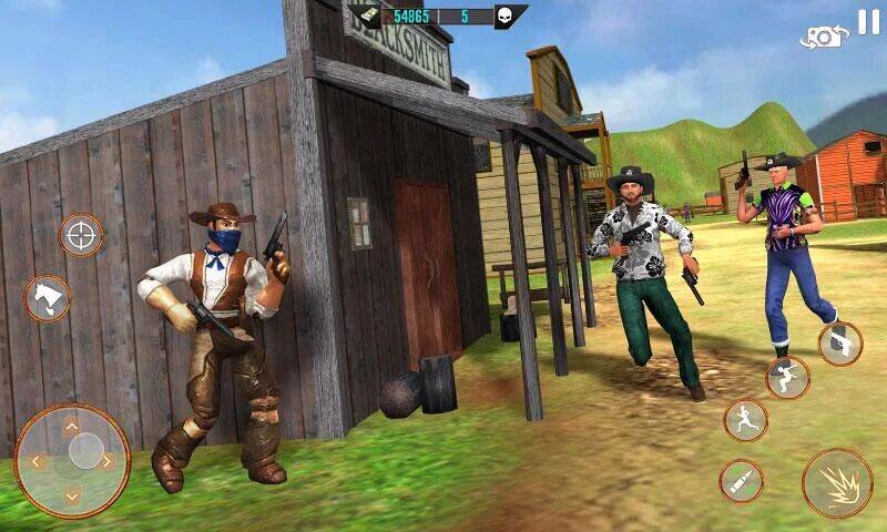 Скачать взломанную Вестлендский стрелок-ковбой [Бесплатные покупки] MOD apk на Андроид
