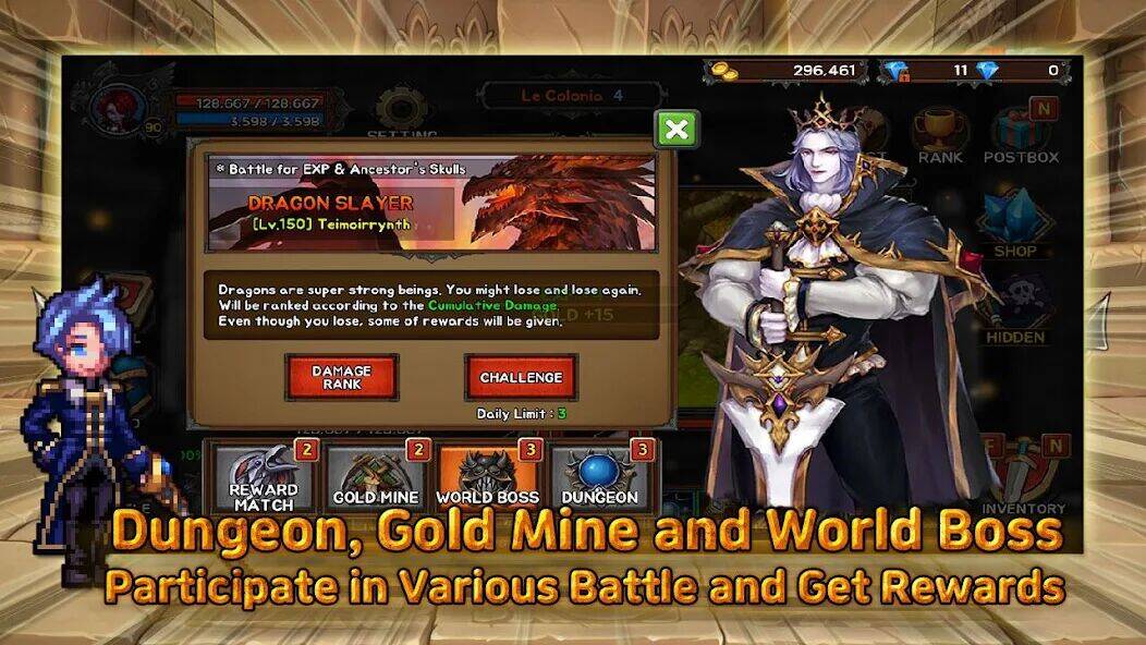 Скачать взломанную Маг, Вампир и Охотник: РПГ [Много монет] MOD apk на Андроид
