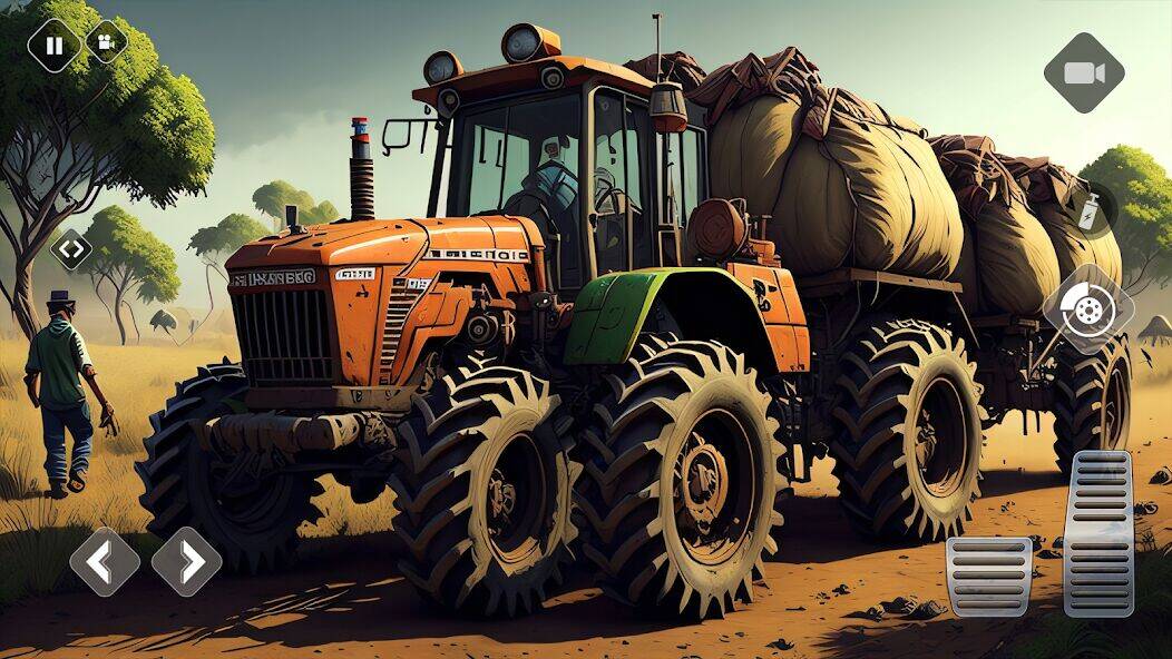 Скачать взломанную Игры про вождение трактора [Много монет] MOD apk на Андроид