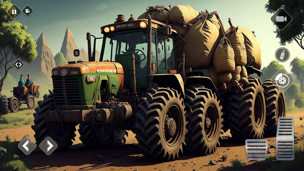 Скачать взломанную Игры про вождение трактора [Много монет] MOD apk на Андроид