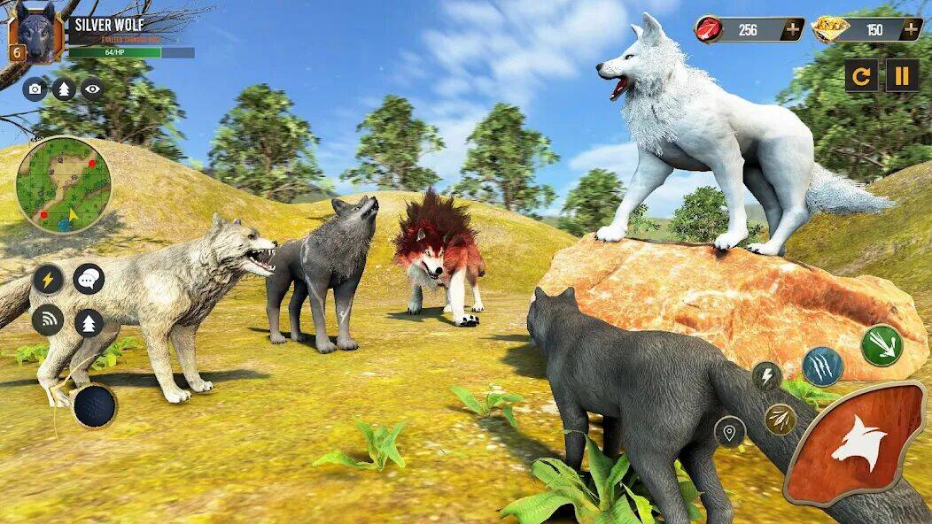 Скачать взломанную дикий волк тренажёр [Много денег] MOD apk на Андроид