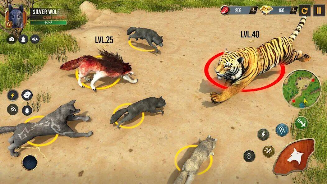 Скачать взломанную дикий волк тренажёр [Много денег] MOD apk на Андроид