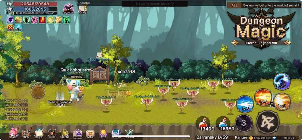 Скачать взломанную Magic Dungeon:Fallen Angel [Бесплатные покупки] MOD apk на Андроид