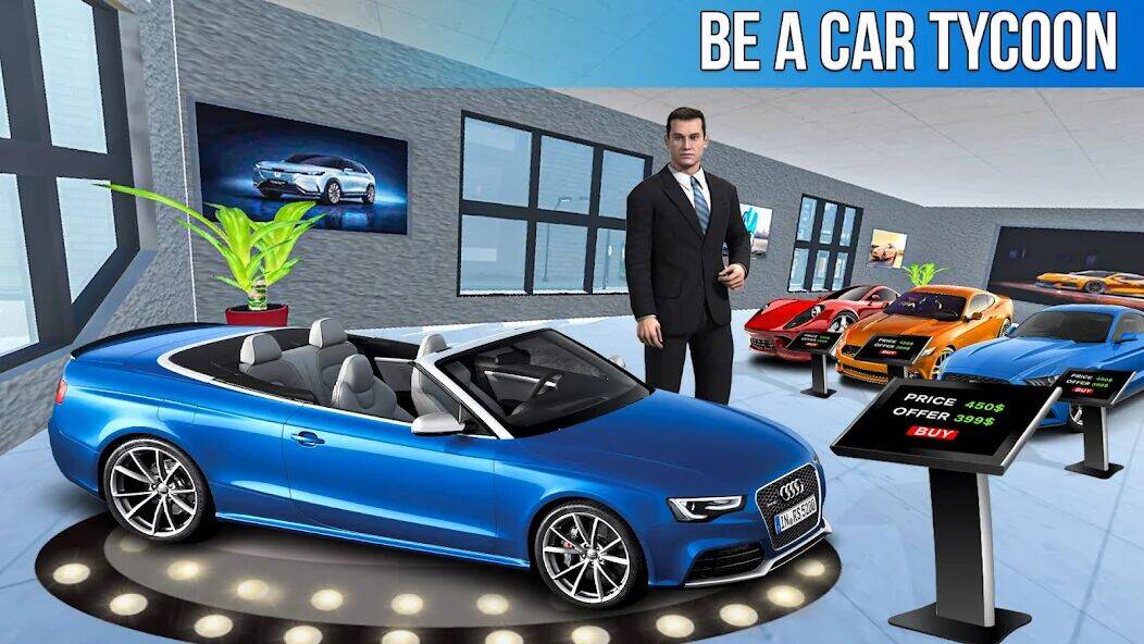 Скачать взломанную Автодилер: магнат автомагазина [Много денег] MOD apk на Андроид