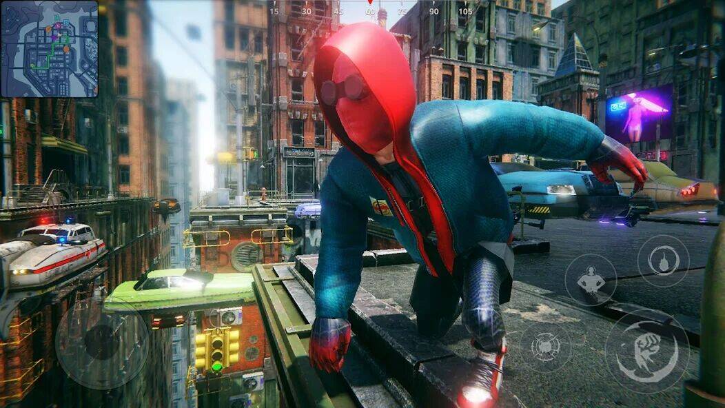 Скачать взломанную Super city Hero:Spider Game [Много денег] MOD apk на Андроид