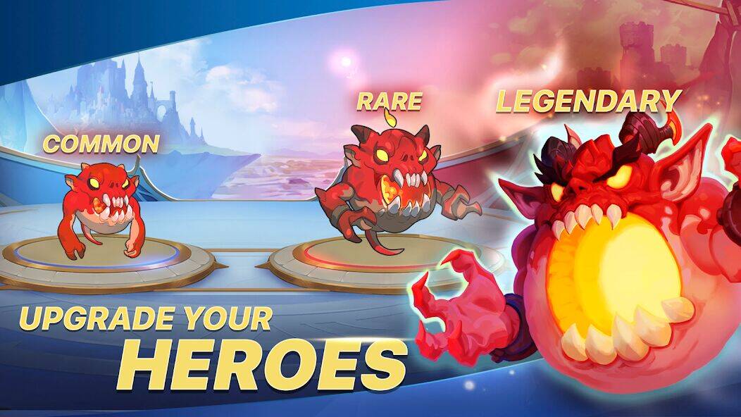 Скачать взломанную Heroes of Mighty Wars [Много монет] MOD apk на Андроид