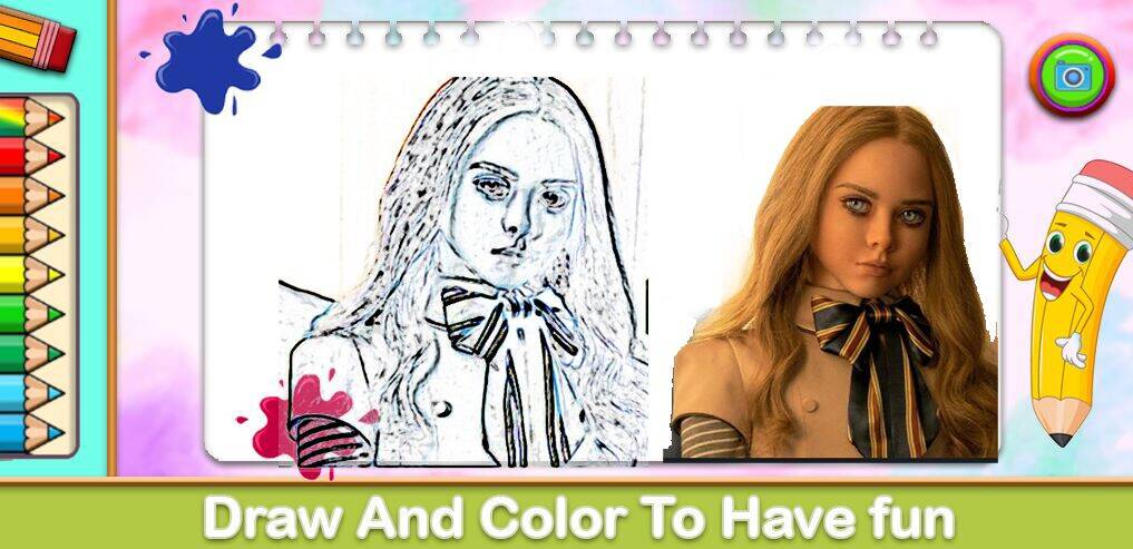 Скачать взломанную Megan Coloring Game [Мод меню] MOD apk на Андроид