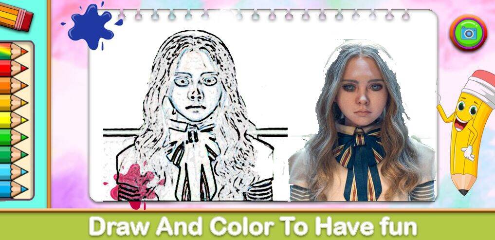 Скачать взломанную Megan Coloring Game [Мод меню] MOD apk на Андроид