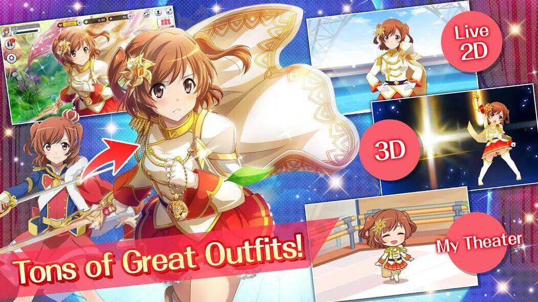 Скачать взломанную Revue Starlight Re LIVE [Много денег] MOD apk на Андроид