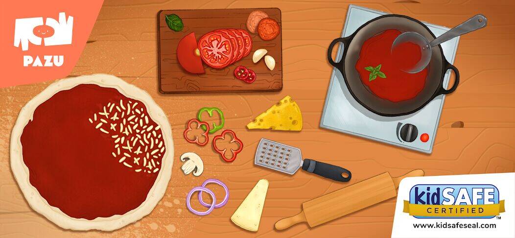 Скачать взломанную Игры на приготовление пиццы [Много денег] MOD apk на Андроид