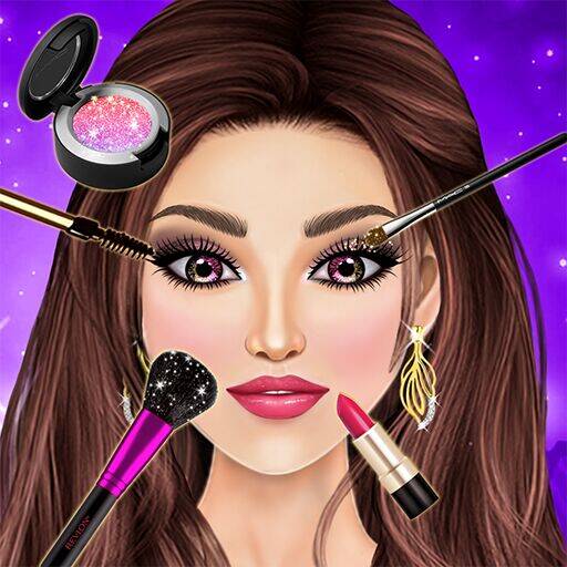 Скачать взломанную одевайся модно:игра про макияж [Бесплатные покупки] MOD apk на Андроид