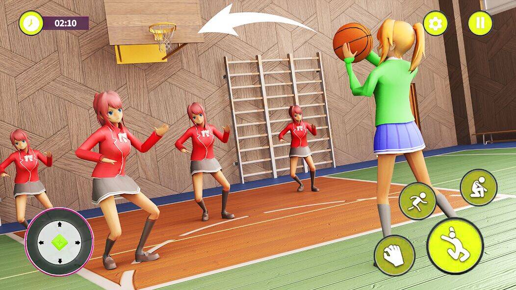 Скачать взломанную Аниме школьница 3D симулятор [Мод меню] MOD apk на Андроид