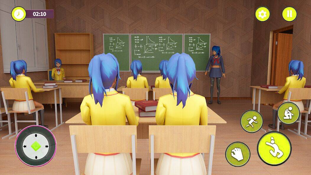 Скачать взломанную Аниме школьница 3D симулятор [Мод меню] MOD apk на Андроид