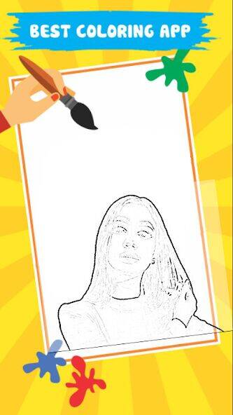 Скачать взломанную Lady Diana Coloring Game [Много монет] MOD apk на Андроид