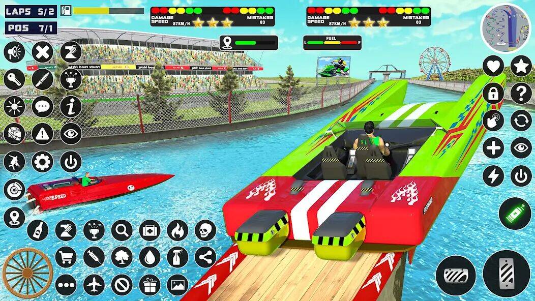 Скачать взломанную Jetski Boat racing: Boat Games [Бесплатные покупки] MOD apk на Андроид