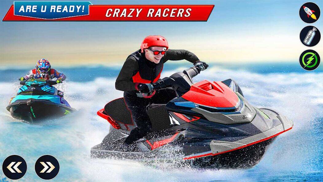 Скачать взломанную Jetski Boat racing: Boat Games [Бесплатные покупки] MOD apk на Андроид