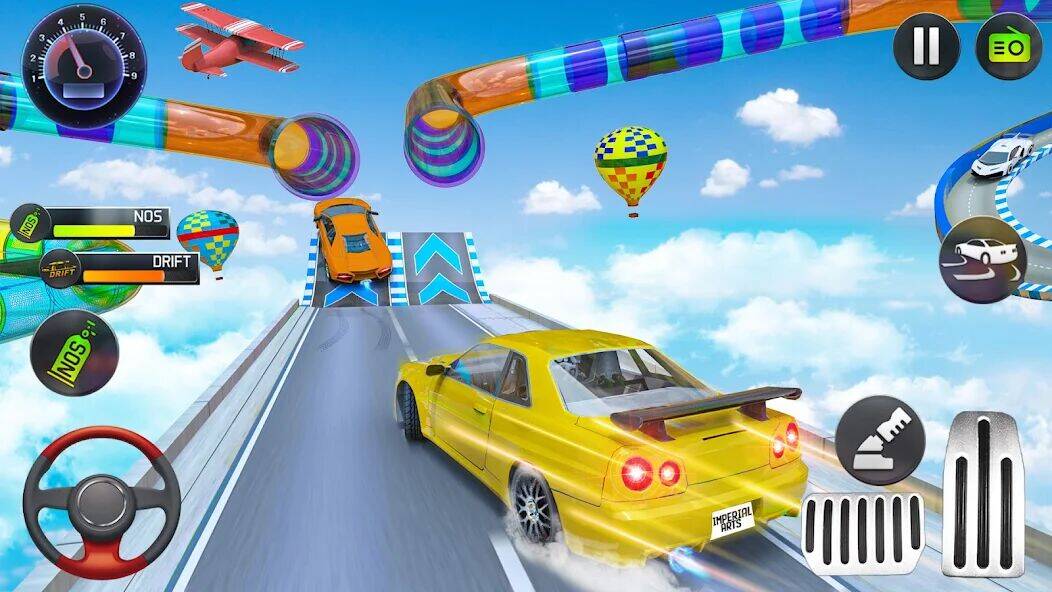 Скачать взломанную рамп автомобиль трюки гонки [Мод меню] MOD apk на Андроид
