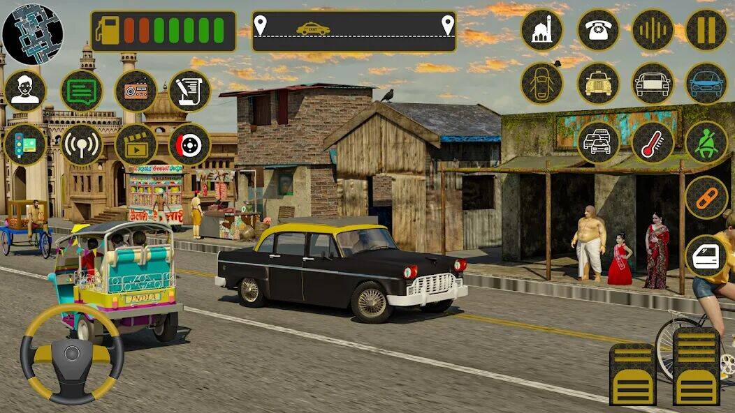 Скачать взломанную Indian Taxi Simulator car Game [Бесплатные покупки] MOD apk на Андроид