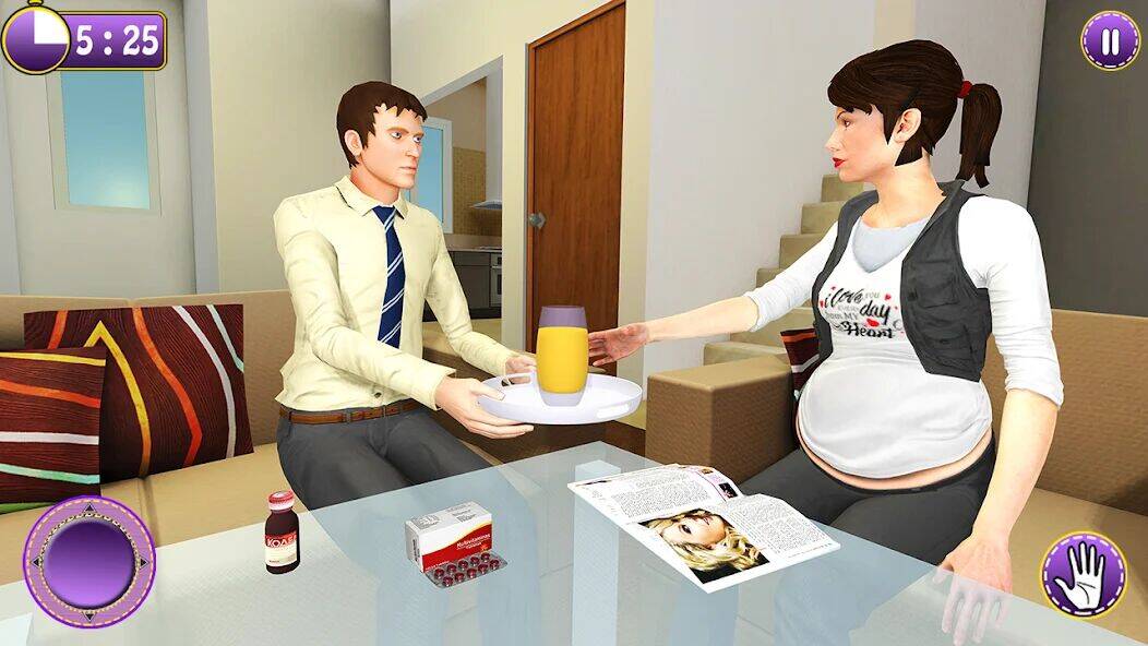 Скачать взломанную Pregnant Mother Game Simulator [Мод меню] MOD apk на Андроид
