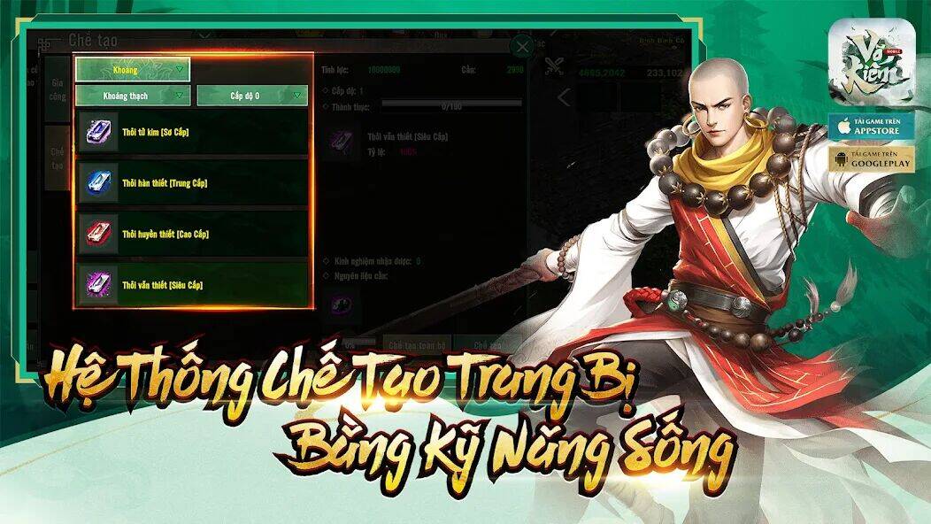 Скачать взломанную Võ Kiếm Mobile [Много денег] MOD apk на Андроид