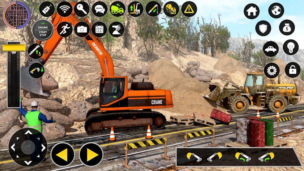 Скачать взломанную строительная игра экскаватор [Много денег] MOD apk на Андроид