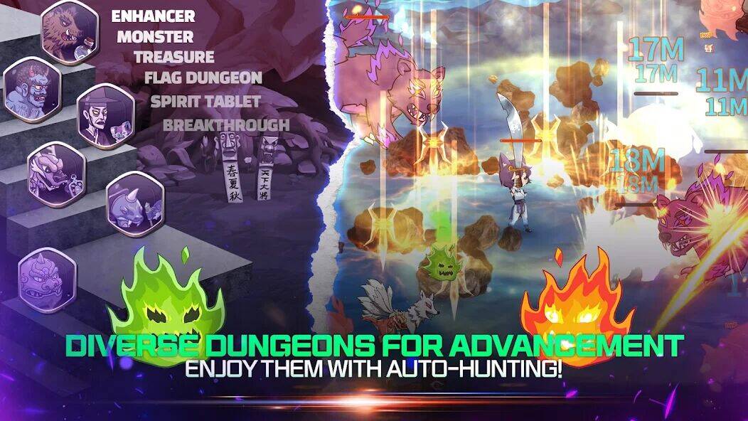 Скачать взломанную Cat Warrior Girls : Afk Idle [Мод меню] MOD apk на Андроид