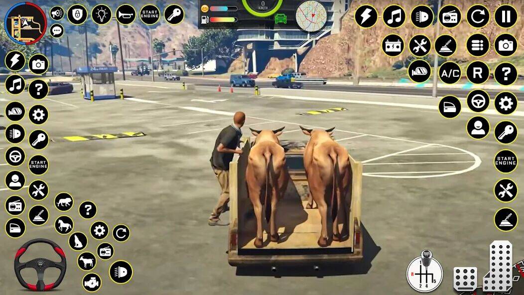 Скачать взломанную Animal Transport: Truck Games [Мод меню] MOD apk на Андроид
