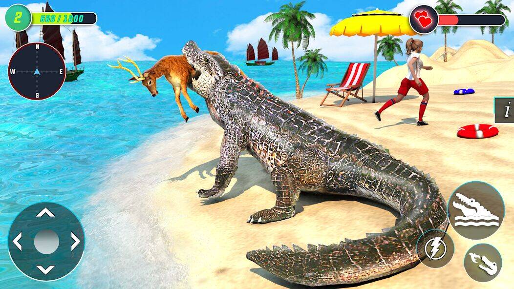 Скачать взломанную голодный Крокодил животноеИгры [Мод меню] MOD apk на Андроид