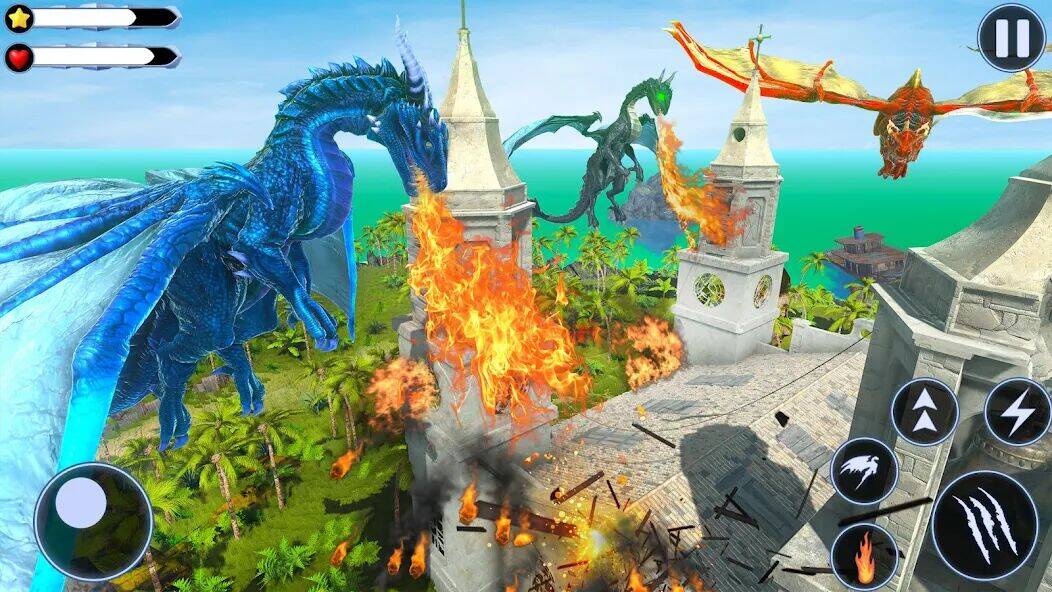 Скачать взломанную Legend Dragon Family Simulator [Много монет] MOD apk на Андроид