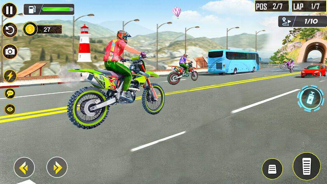 Скачать взломанную Dirt Bike Racing 3D:Bike Games [Бесплатные покупки] MOD apk на Андроид