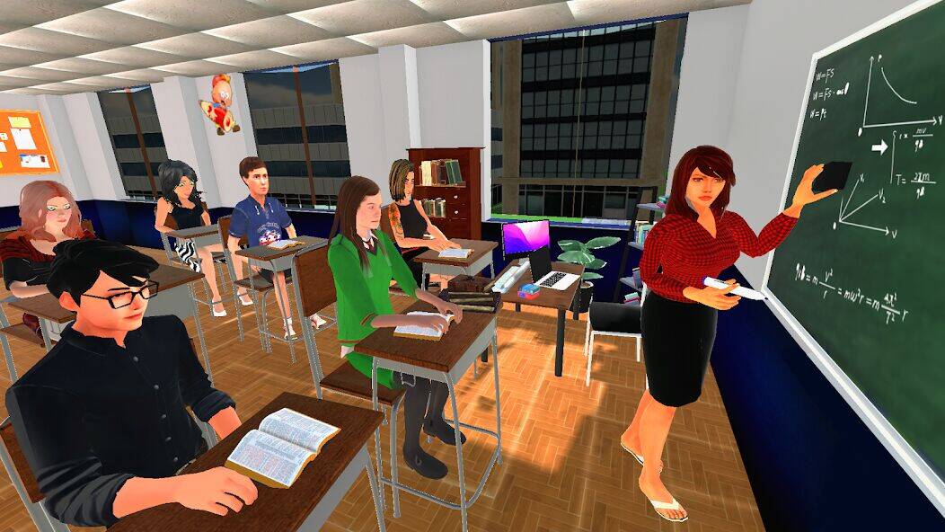 Скачать взломанную страшный учитель 3D школьная ш [Мод меню] MOD apk на Андроид
