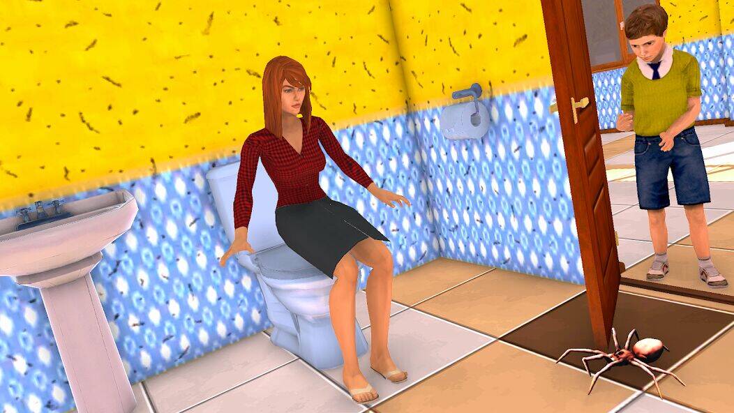Скачать взломанную страшный учитель 3D школьная ш [Мод меню] MOD apk на Андроид